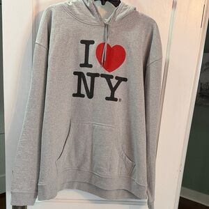 Gray 'I Love NY' Hoodie